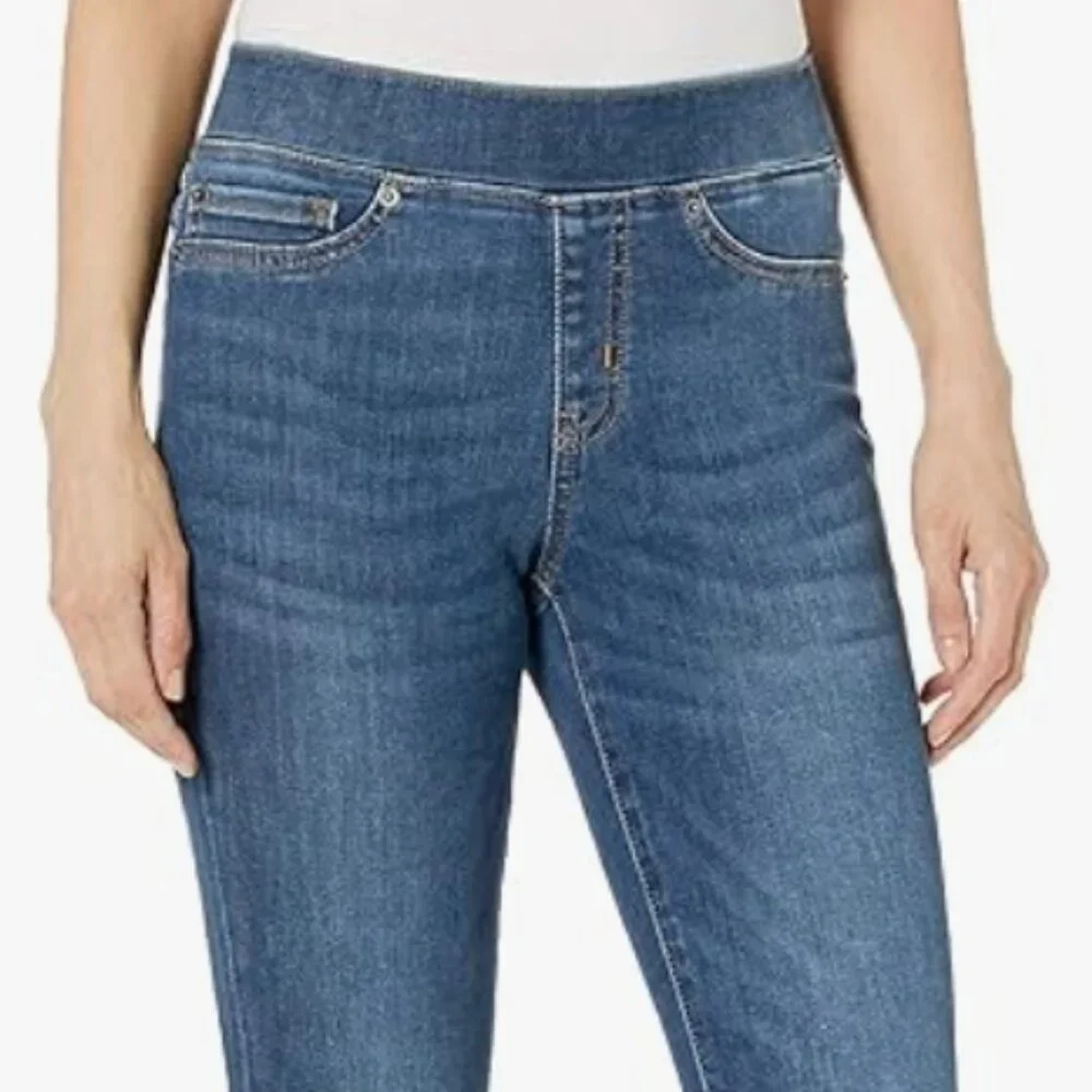 Amazon Essentials Mid Rise Pull-On Jeggings 16 Short - Picture 2 of 4